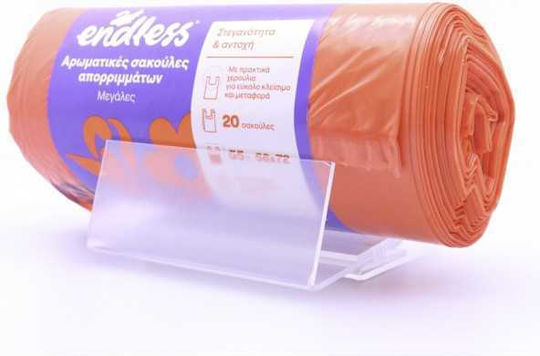 Endless Aromatische Müllbeutel Kapazität 55Es mit Griffen 58x72cm 20Stück Orange