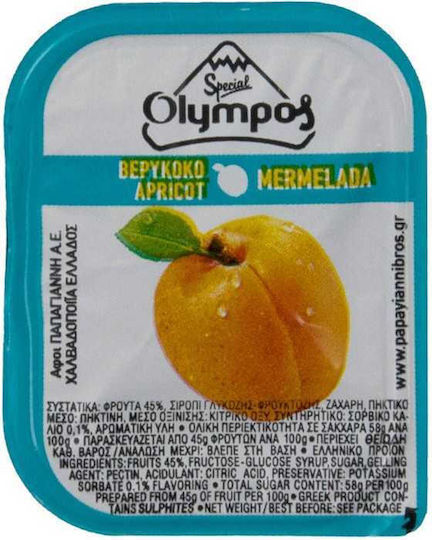 Όλυμπος Μαρμελάδα Βερίκοκο 20gr