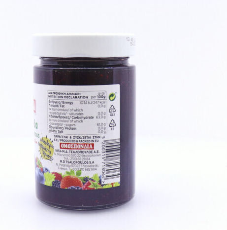 Omospondia Marmelade mit Waldfrüchte Marmelade Waldfrüchte 360gr