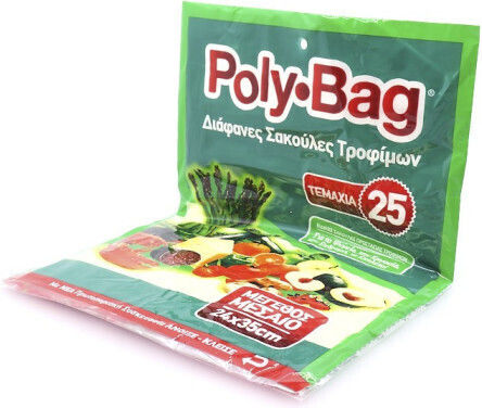 Polybag Poly Bag 25 Pcs Small Food Storage Bags 35cm 25pcs