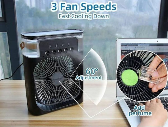 Air Cooler Mini Ventilator Kühlung Usb – 10w – Schwarz