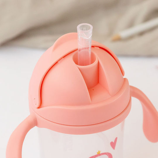 Kiokids Princess Baby Sippy Cup Plastic with Handles Multicolour for 6m+ 300ml