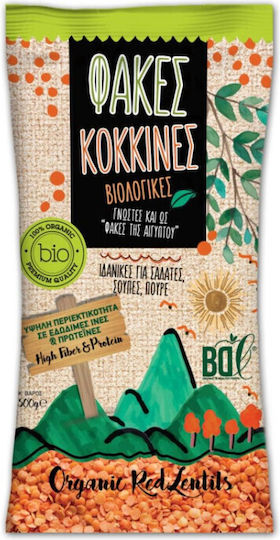 BDL Organic & Healthy Food Φακές Κόκκινες Bio 500gr