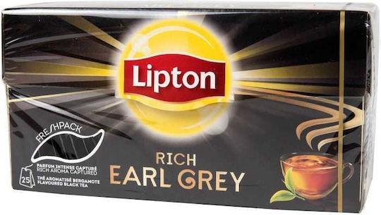 Lipton Earl Grey Τσάι Rick 25 Φακελάκια 1.6gr
