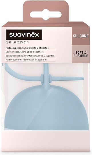 Suavinex Θήκη Πιπίλας Case από Σιλικόνη Μπλε