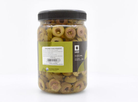 Ladas Pitless Sliced Green Olives 400gr