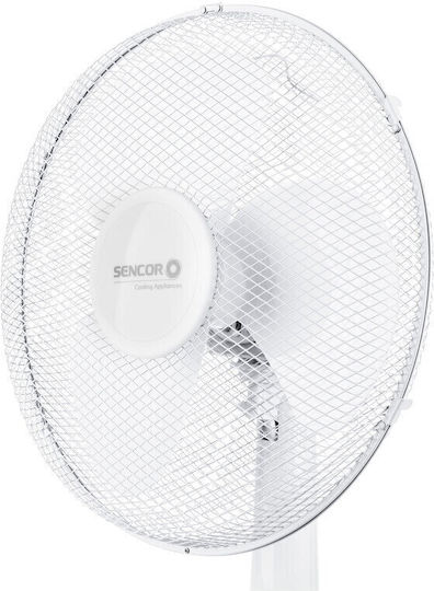 Sencor Επιτραπέζιος Ανεμιστήρας 50W Διαμέτρου 40cm Λευκός