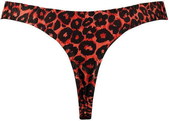 Anais Apparel Tribal Ανδρικό Sexy String Κόκκινο