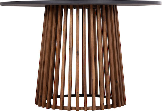 Garten- und Terrassentisch Verpflegung Außentisch Zusammenklappbar Cristobal 120x120x77cm