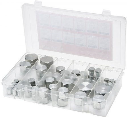 Vevor Kit Cu 72 Bucăți Accesorii Hidraulice Capace Și Dopuri Pentru Furtun Hidraulic 37° Jic