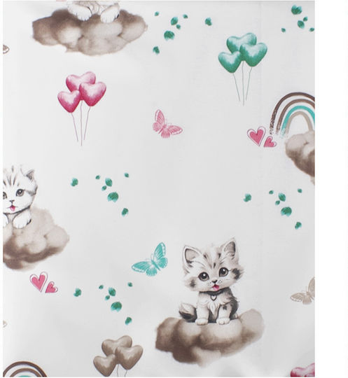 Dimcol Kitten Cotton Changing Pad Petrol Petrol 80x80cm.