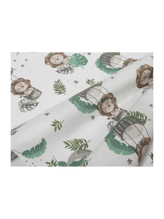 Dimcol Lion Cotton Changing Pad Green Green 80x80cm.