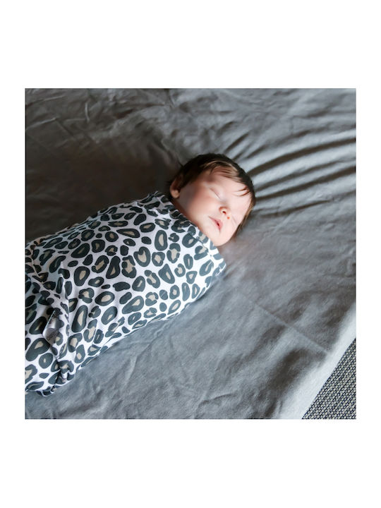 Bo Jungle Muslin Brown Swaddle Blanket 15x25cm