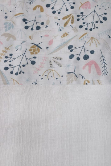 Matex Muslin Muslin Swaddle Wraps Light Blue 70x80cm. 3pcs