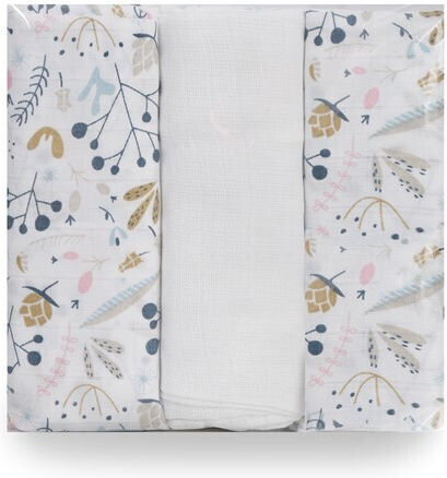 Matex Muslin Muslin Swaddle Wraps Light Blue 70x80cm. 3pcs