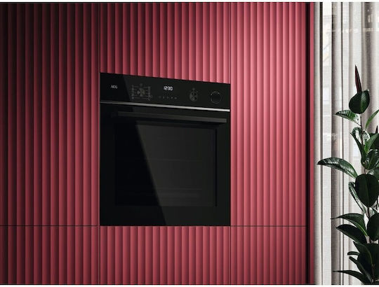 AEG 6000 Sensecook Φούρνος άνω Πάγκου 72lt Π56εκ. Μαύρος