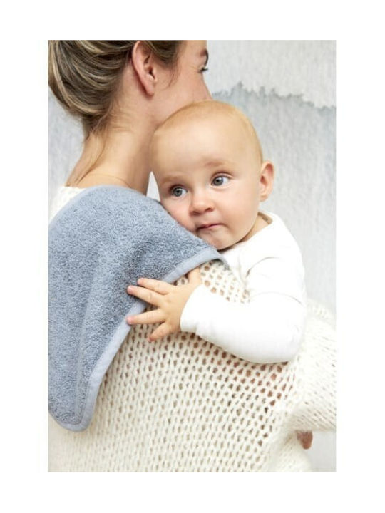 Meyco Muslin Shoulder Burp Cloths White White 30x30cm. 6pcs