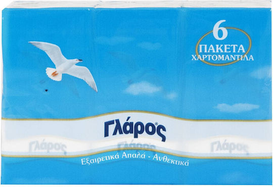 Glaros Pocket 6 Packs Pocket Tissues