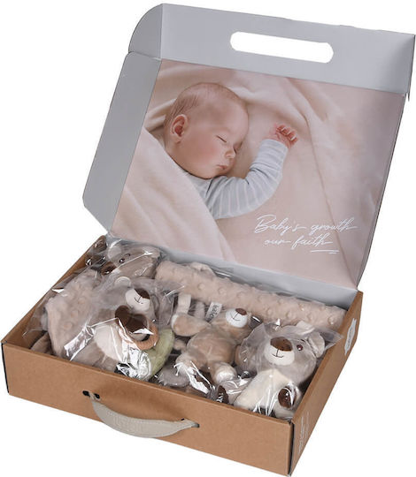 Bebe Stars Baby Gift Set made of Wood 5pcs