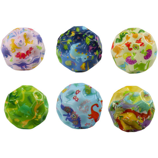 Lean Toys Kinderspaßball Mehrfarbig 7cm (Verschiedene Designs) 1Stück