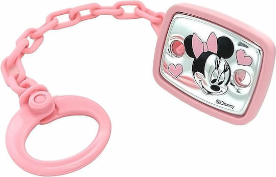 Disney Клип за биберон на бебе Minnie от сребро за момиче