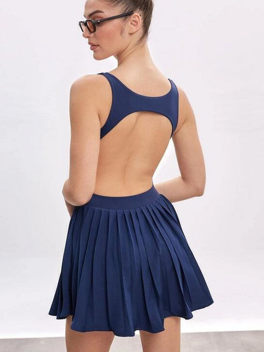 Altra Volta B1663-NAVY Blau Damen Kleid