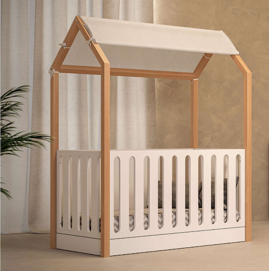 Casababy Winnie Nursery Furniture Set with Bed & Nursery Drawer White / Beige