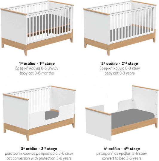 Casababy Комплекти бебешки мебели Бял / Бял