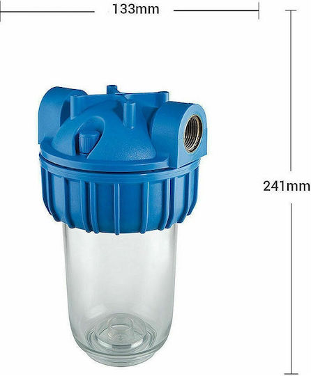 Atlas Filtri Junior Plus 3P MFO SX TS Water Filtration System Single Under Sink / Central Supply Micron ½" 142111