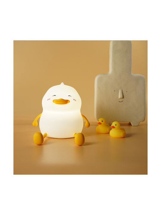 ARlight Lumini LED Lampă portabilă pentru copii Atingere Alb 14x12x12εκ.