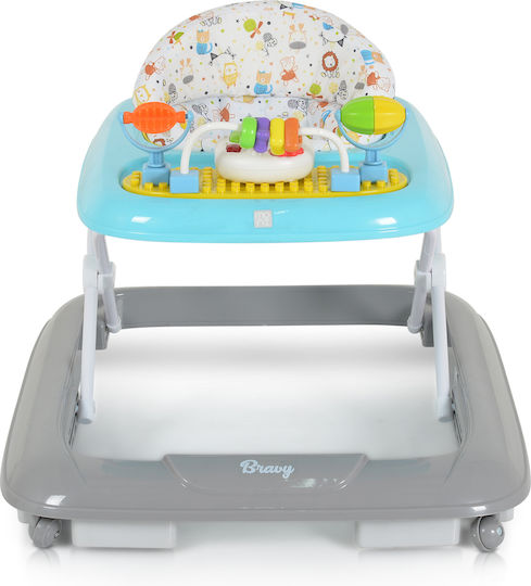 Moni Baby Walker with Music for 6+ Months Blue