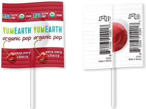YumEarth Lollipops with Flavor Very Very Cherry