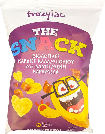 Frezyderm Καρδιές Καλαμποκιού Με Αλατισμένη Καραμέλα Χωρίς Προσθήκη Ζάχαρης 30gr