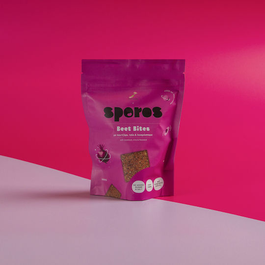 Beetroot Chia Flaxseed Crackers Sugar-Free 100g Sporos
