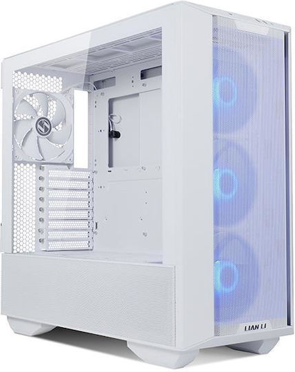 Lian Li LANCOOL III Gaming Midi Tower Κουτί Υπολογιστή με RGB Φωτισμό Λευκό