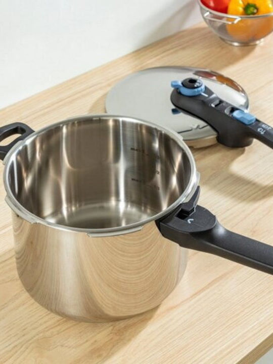 Tefal Secure Trendy Set Quattro Pressure Cooker 4lt and 6lt P2584301