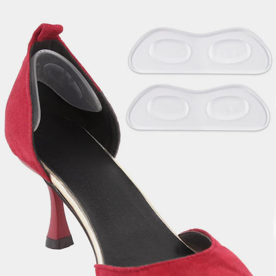 Set 2 Heel Protectors 3d Cushions Silicone Self-adhesive Zenifique Transparent