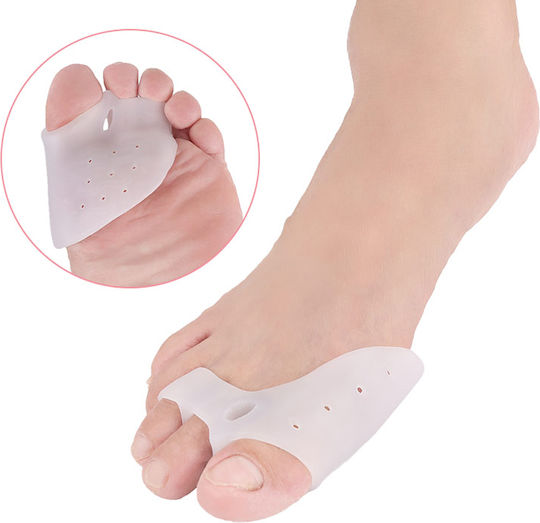 Set 2 Zenifique Bunion Protectors Toe Separators Cushion Made Silicone White
