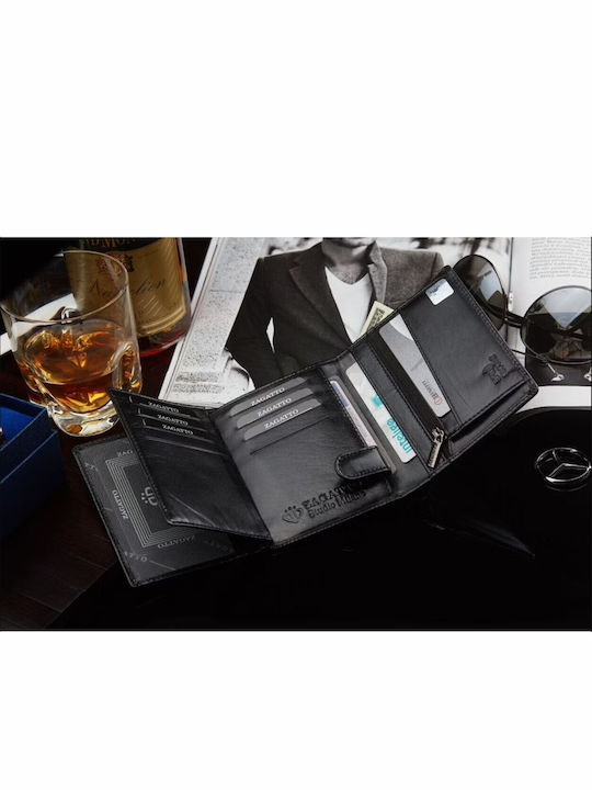 Portofel bărbătesc cu RFID Negru