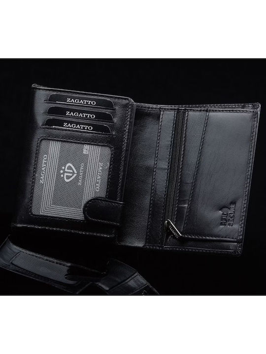 Portofel bărbătesc cu RFID Negru