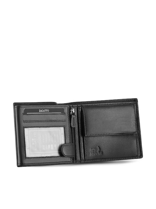 Set Portofel bărbătesc cu RFID Negru
