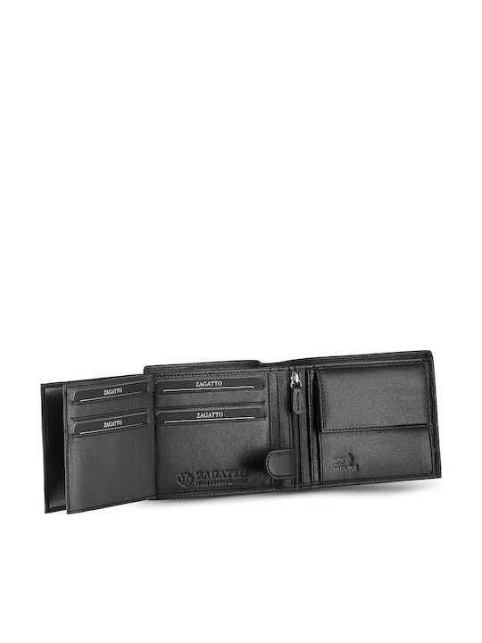 Set Portofel bărbătesc cu RFID Negru