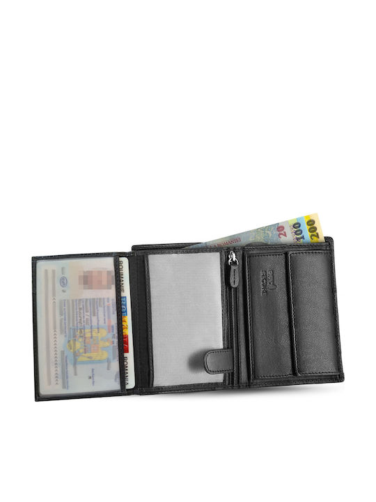 Set Portofel bărbătesc cu RFID Negru