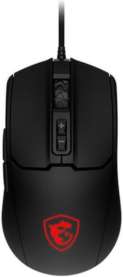 MSI Forge GM100 Gaming Ποντίκι Μαύρο