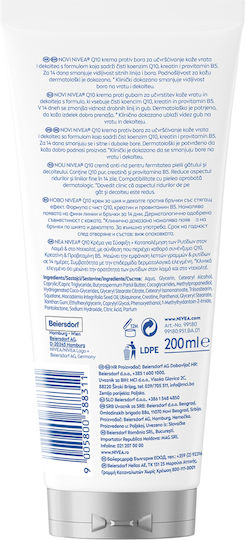 Nivea Q10 Moisturizing Cream Body 200ml