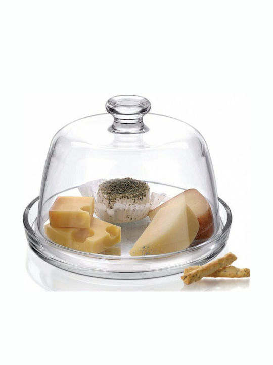 Borgonovo Cake Stand Transparent 22x22x15.9cm
