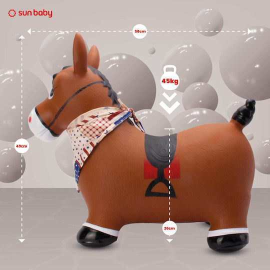 Sun Baby Hüpfer Pferd Bruno Für 3+ Jahre Braun 58cm