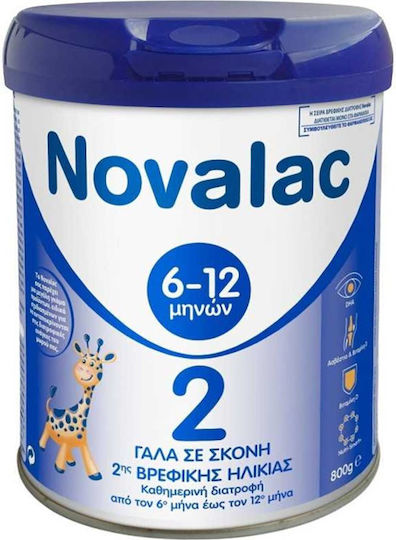 Novalac Milk Powder 2 for 6m++ Months 800gr