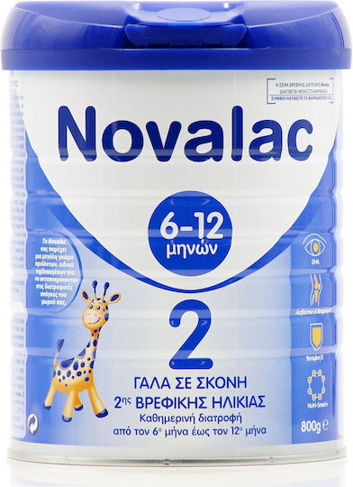 Novalac Milk Powder 2 for 6m++ Months 800gr