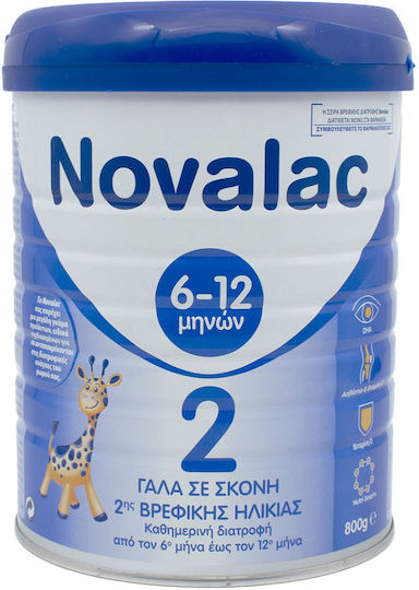 Novalac Milk Powder 2 for 6m++ Months 800gr